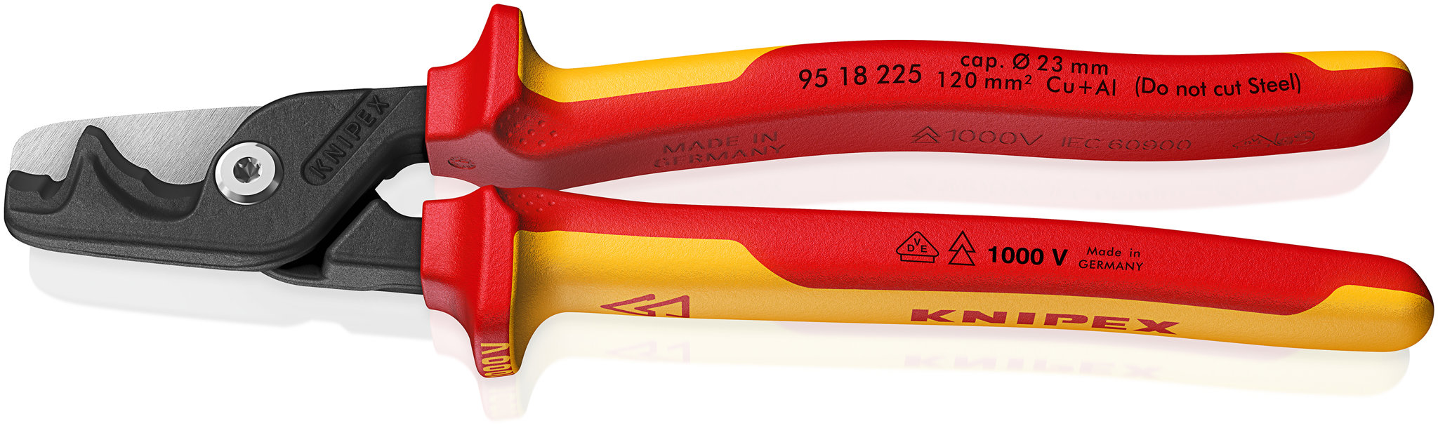 Knipex Kabelschere StepCut XL VDE