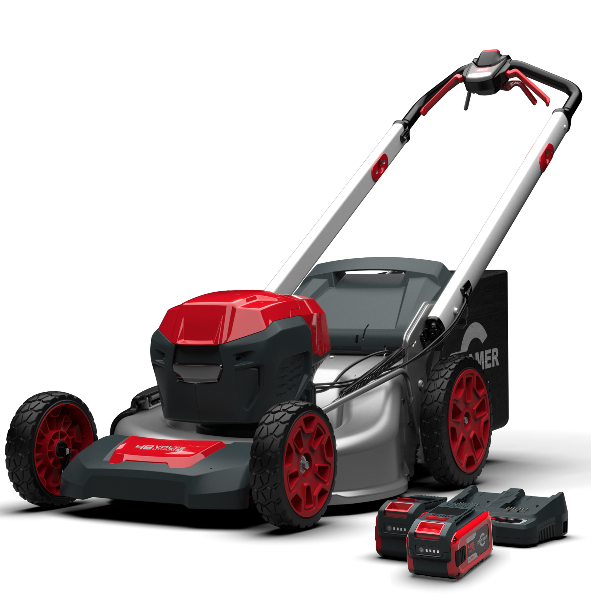 Cramer Akku-Rasenmäher 48LM48SP Kit mit 2 Akkus