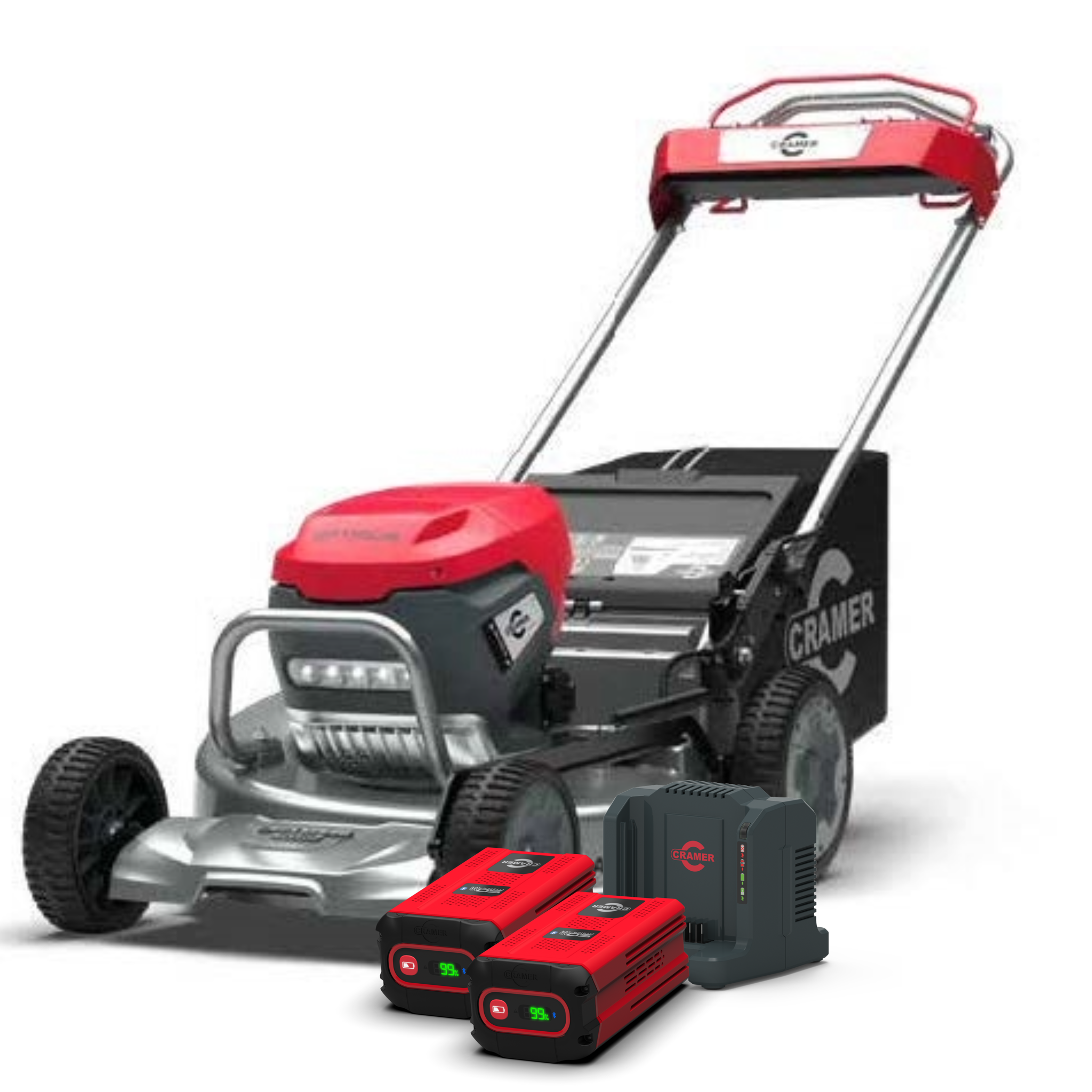 Cramer Profi Akku-Mäher ATM53A Kit mit 2 Akkus