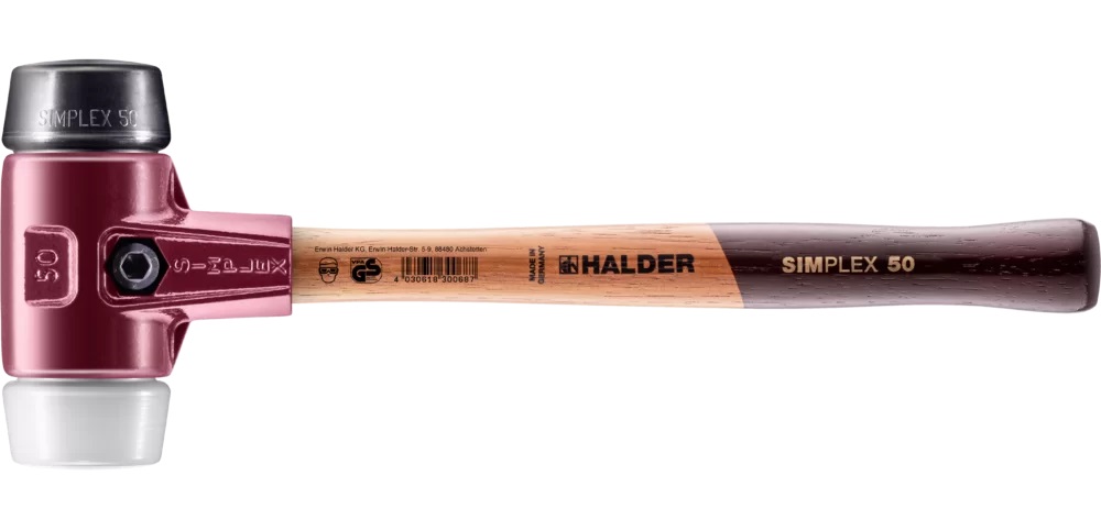 Halder SIMPLEX-Schonhammer Temperguss Ø50mm