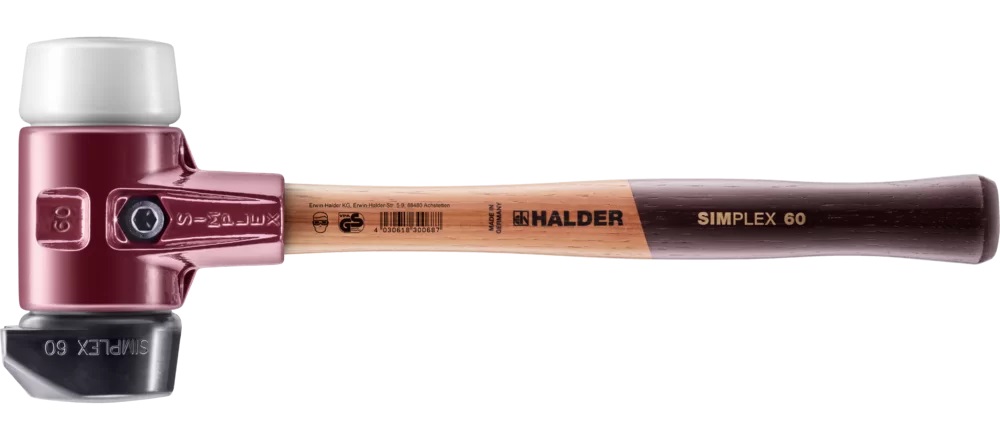 Halder SIMPLEX-Schonhammer Temperguss Ø60mm