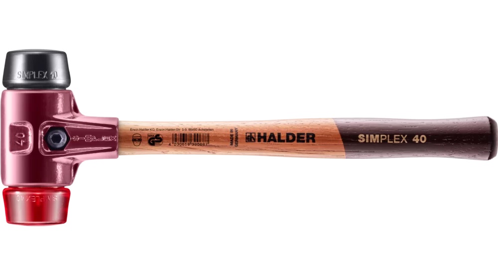 Halder SIMPLEX-Schonhammer TempergussgehäuseØ50mm