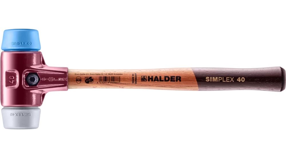 Halder SIMPLEX-Schonhammer TPE Temperguss Ø 50mm