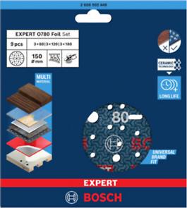 Bosch EXPERT Schleiffolien-Set 150mm