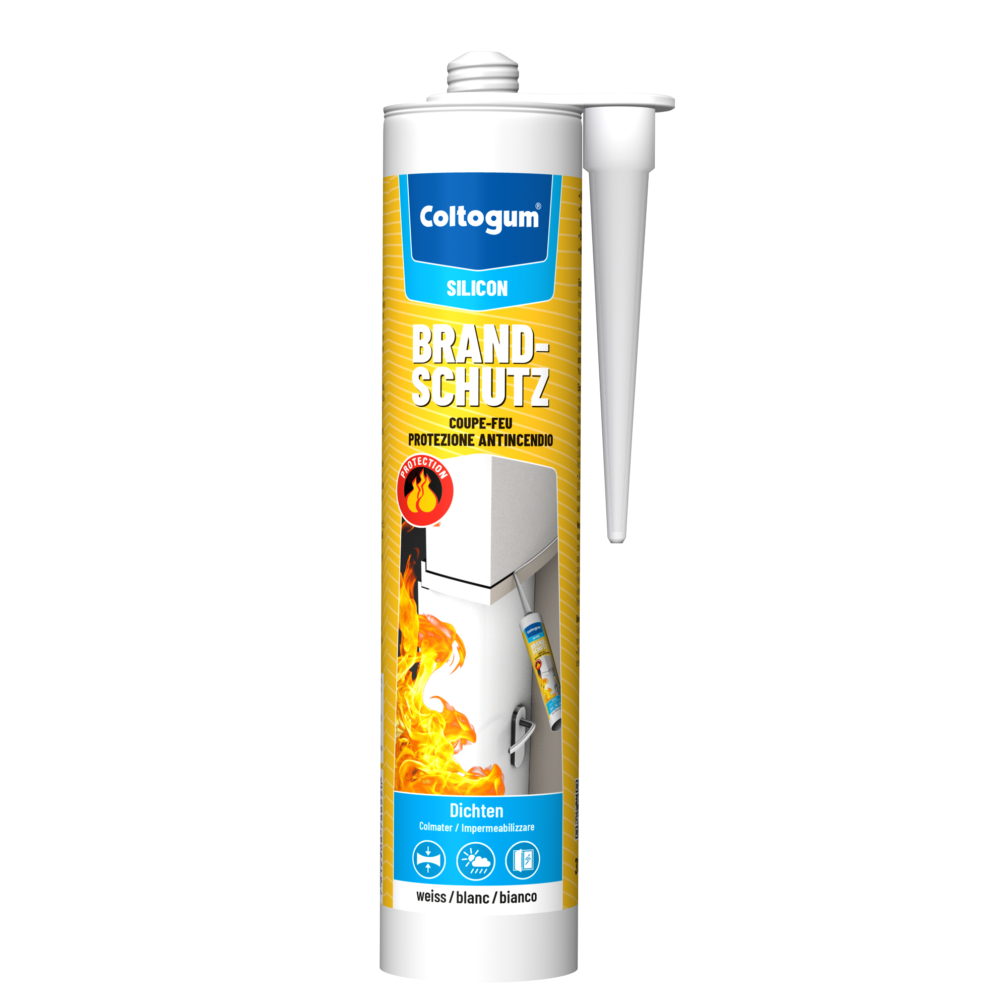 Coltogum Dichtmasse Brandschutz Silicon w. 310ml