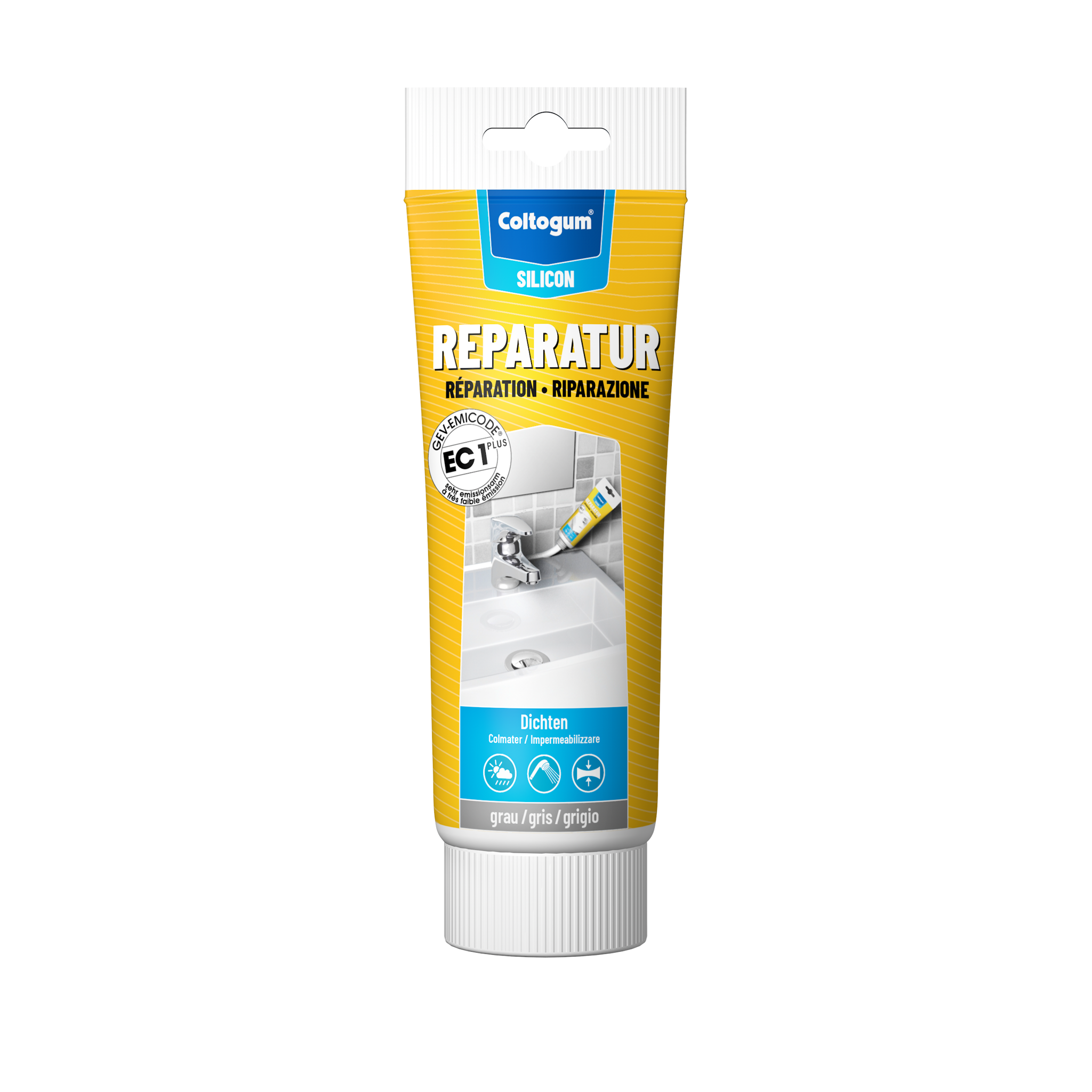 Coltogum Dichtmasse Reparatur Silicon grau 100ml