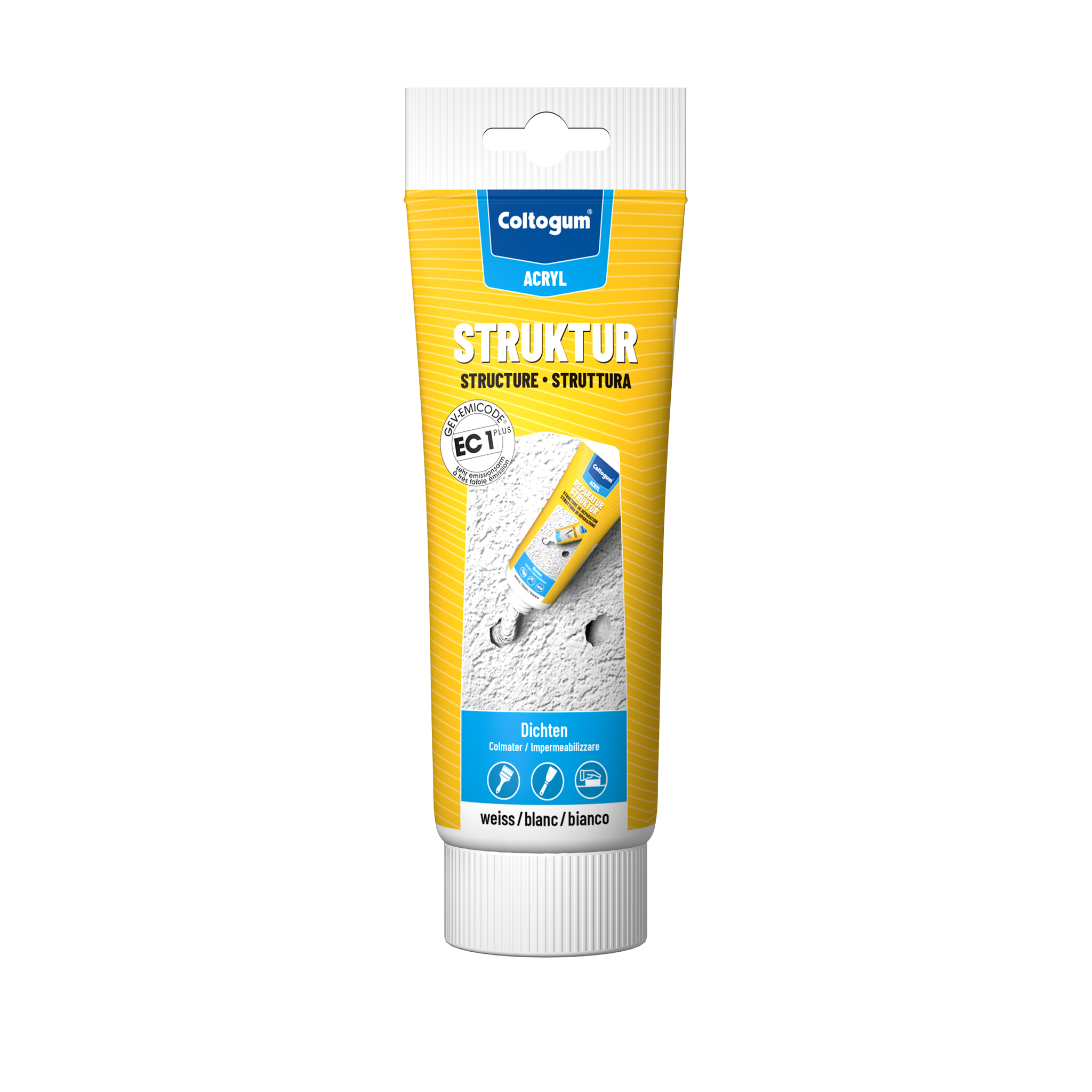 Coltogum Dichtmasse Struktur Acryl weiss 100ml