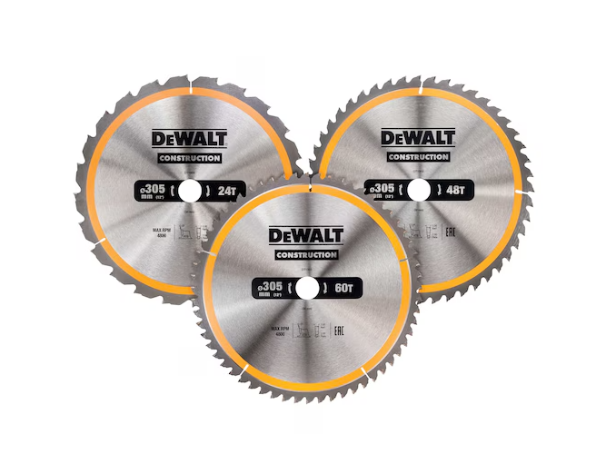 DeWalt Kreissägeblatt Set 3-tlg. 305x30mm