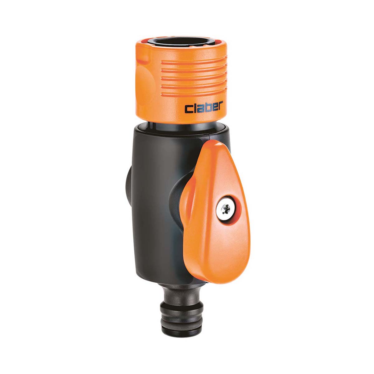 Claber Schnellkupplung m. Reg.- und Absperrventil
