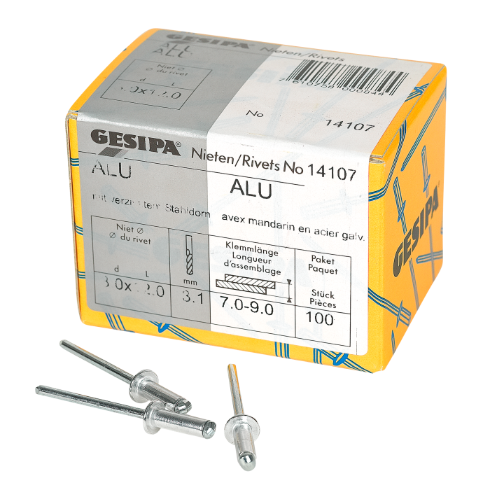 Gesipa Blindnieten 3x12mm 100x