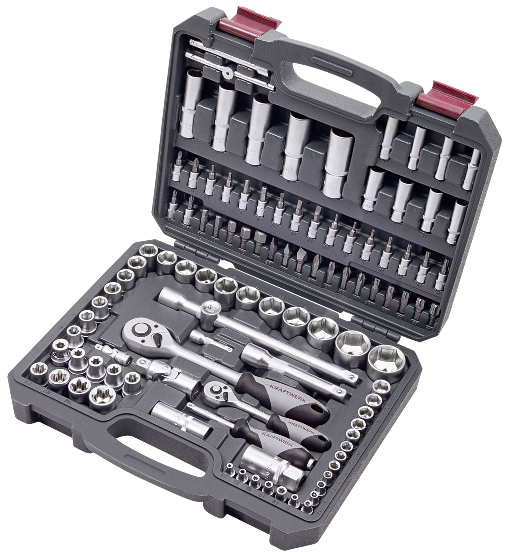 Kraftwerk Steckschlüssel-Satz Basic 105-tlg