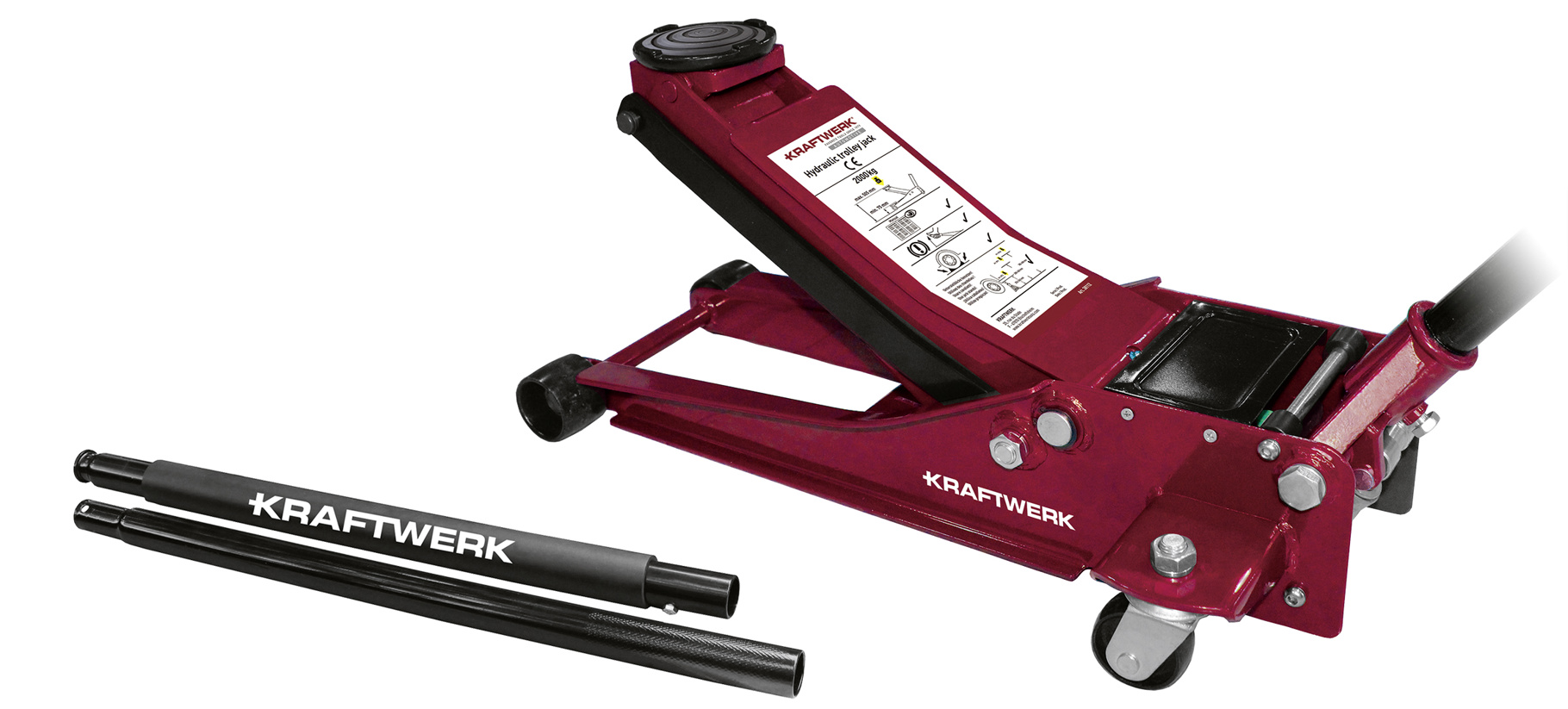 Kraftwerk Wagenheber 2t, extra flach