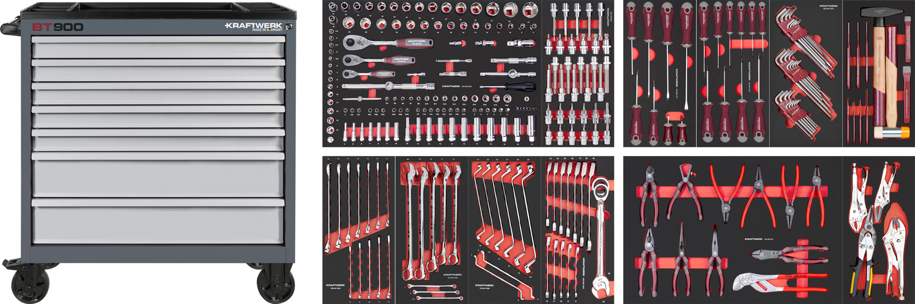 Kraftwerk Werkstattwagen breit BT900 272-tlg.