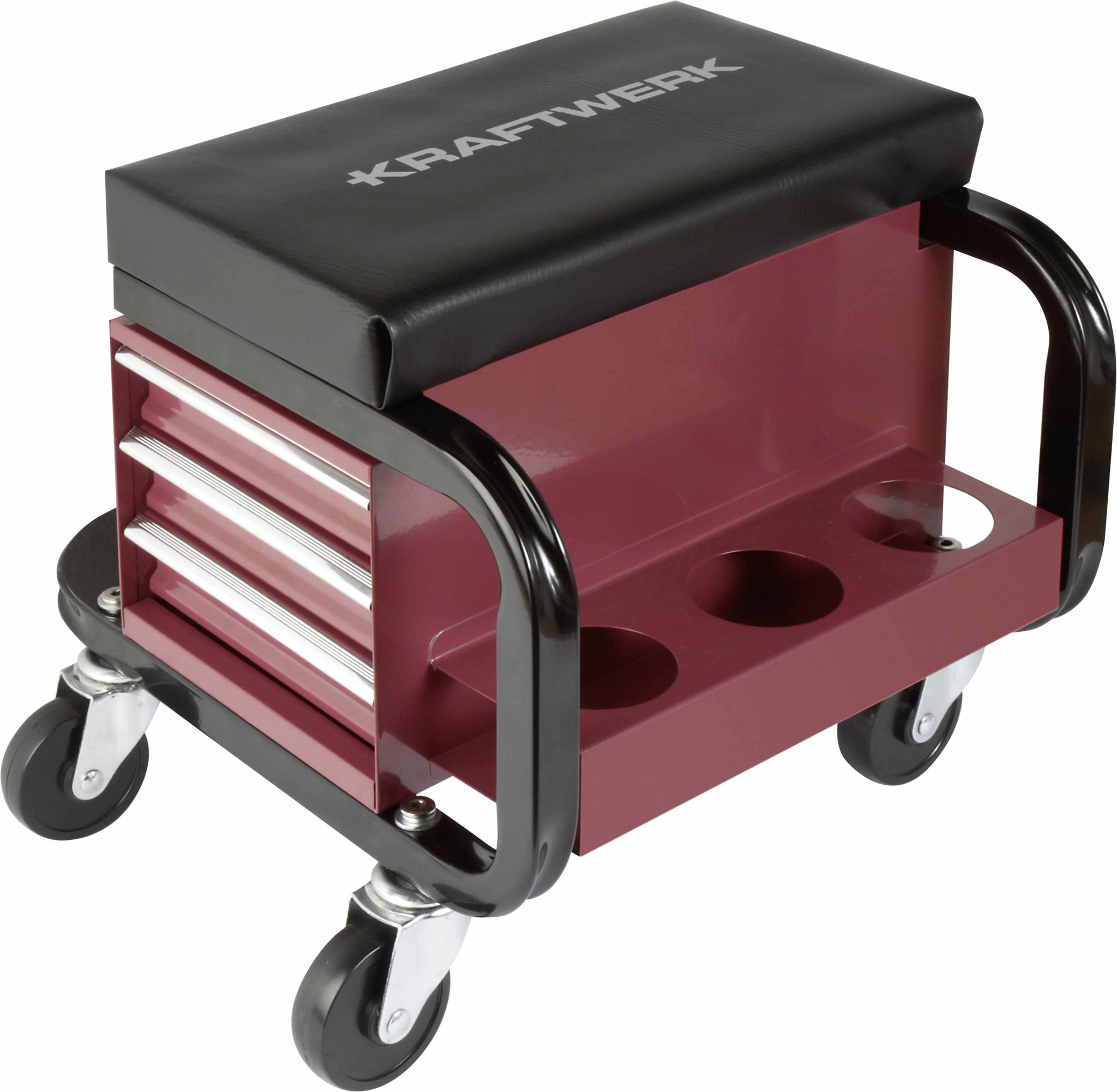 Kraftwerk Werkstatt-Rollsitz mit 3 Schubladen