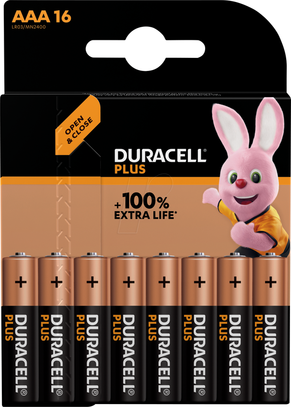 Duracell Batterien AAA Multipack 16 Stk.