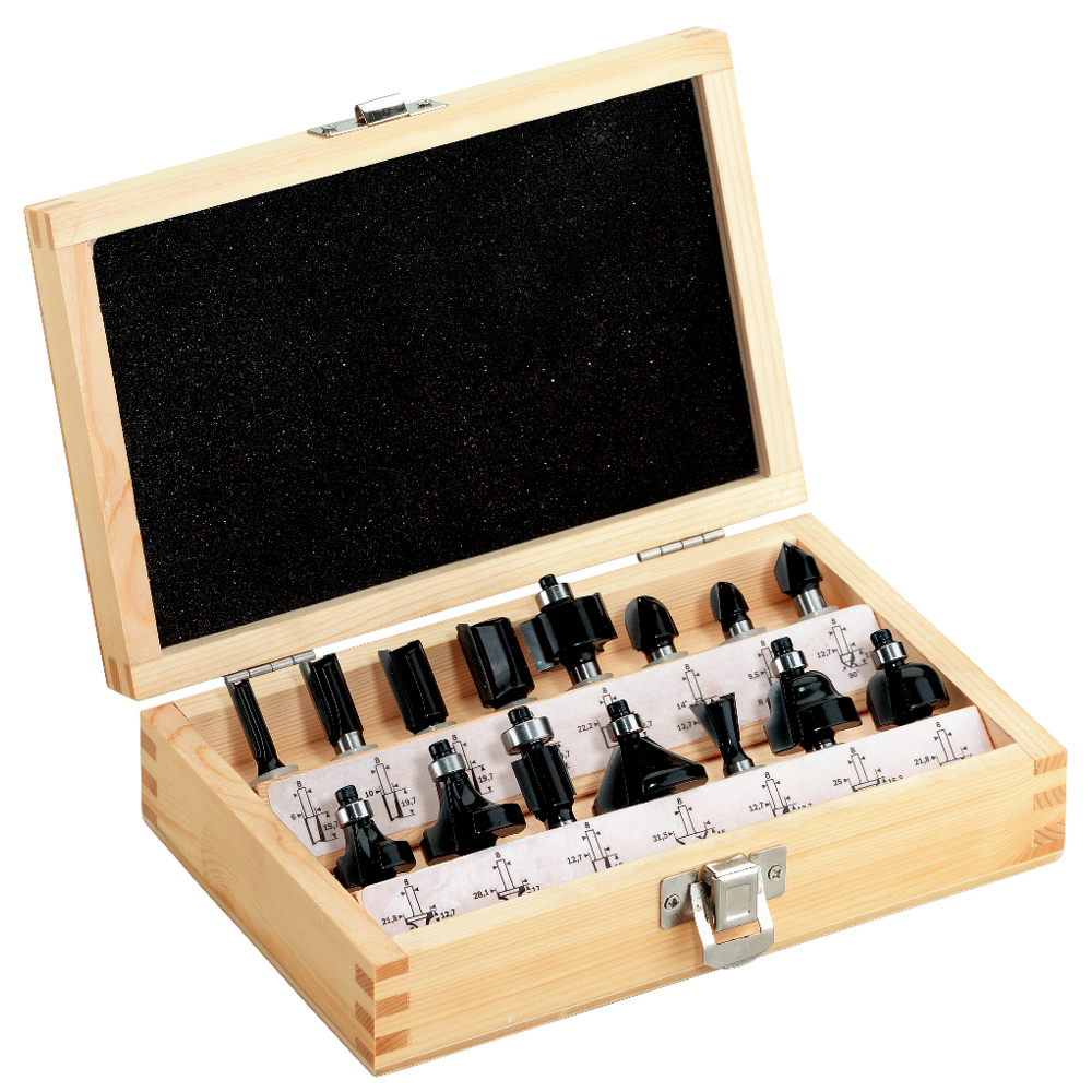 Metabo Fräsersortiment-SP, 8mm, 15-teilig