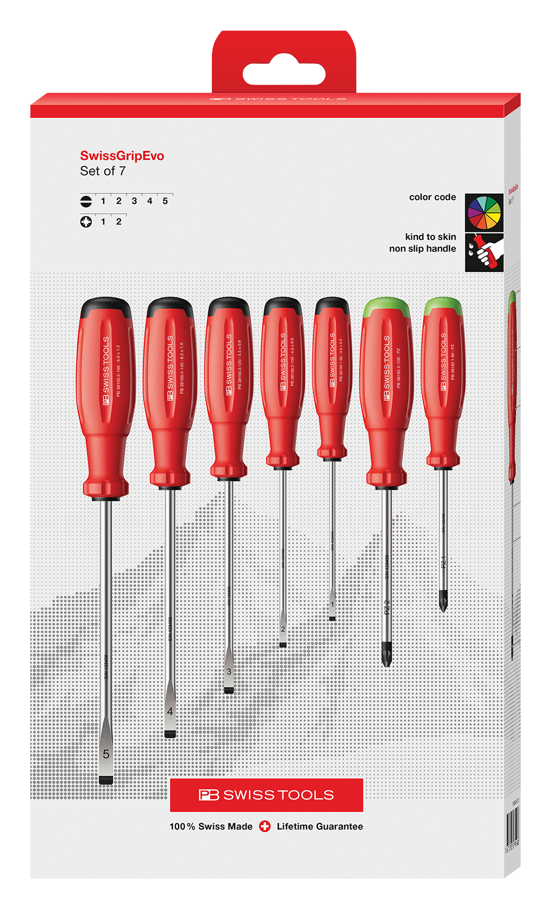 PB Schraubenzieherset SwissGrip 38253 EvoHCBB