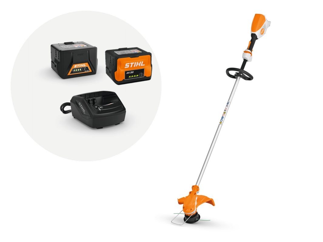 STIHL Akku-Motorsense FSA 60 R mit 2 Akkus