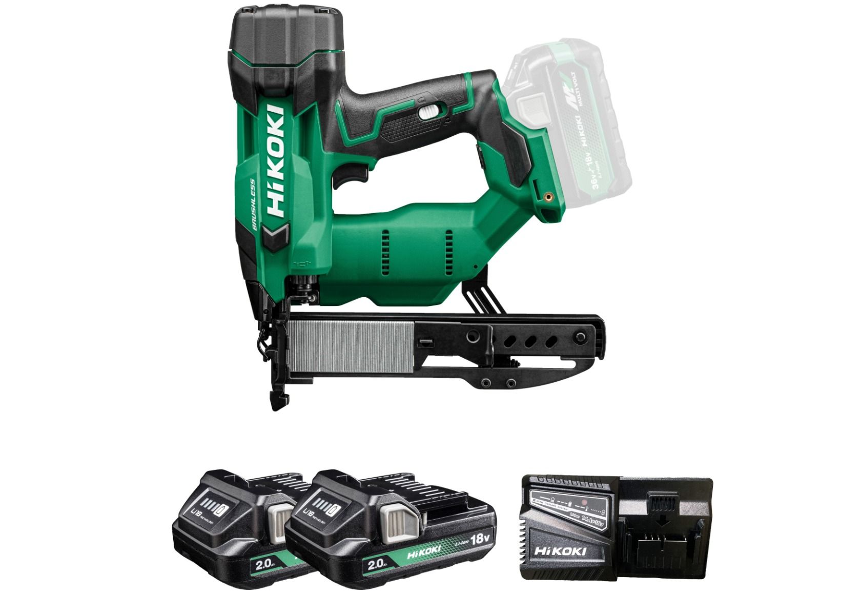 Hikoki Akku Täfernagler 18V N1804DA Set