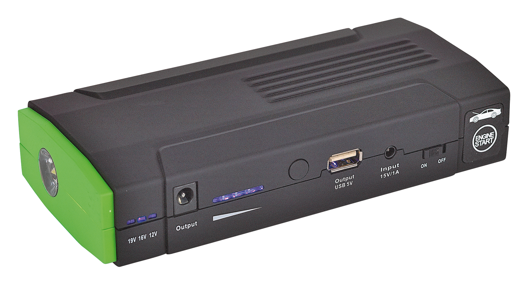 Mini Startbooster mit Powerbank 16000 mAh