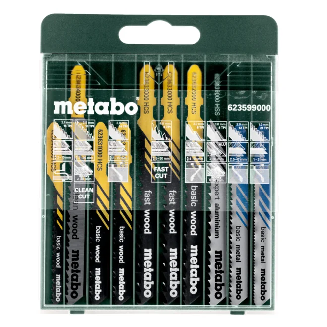 Metabo Stichsägeblatt-Set 10-tlg. Holz/Metall