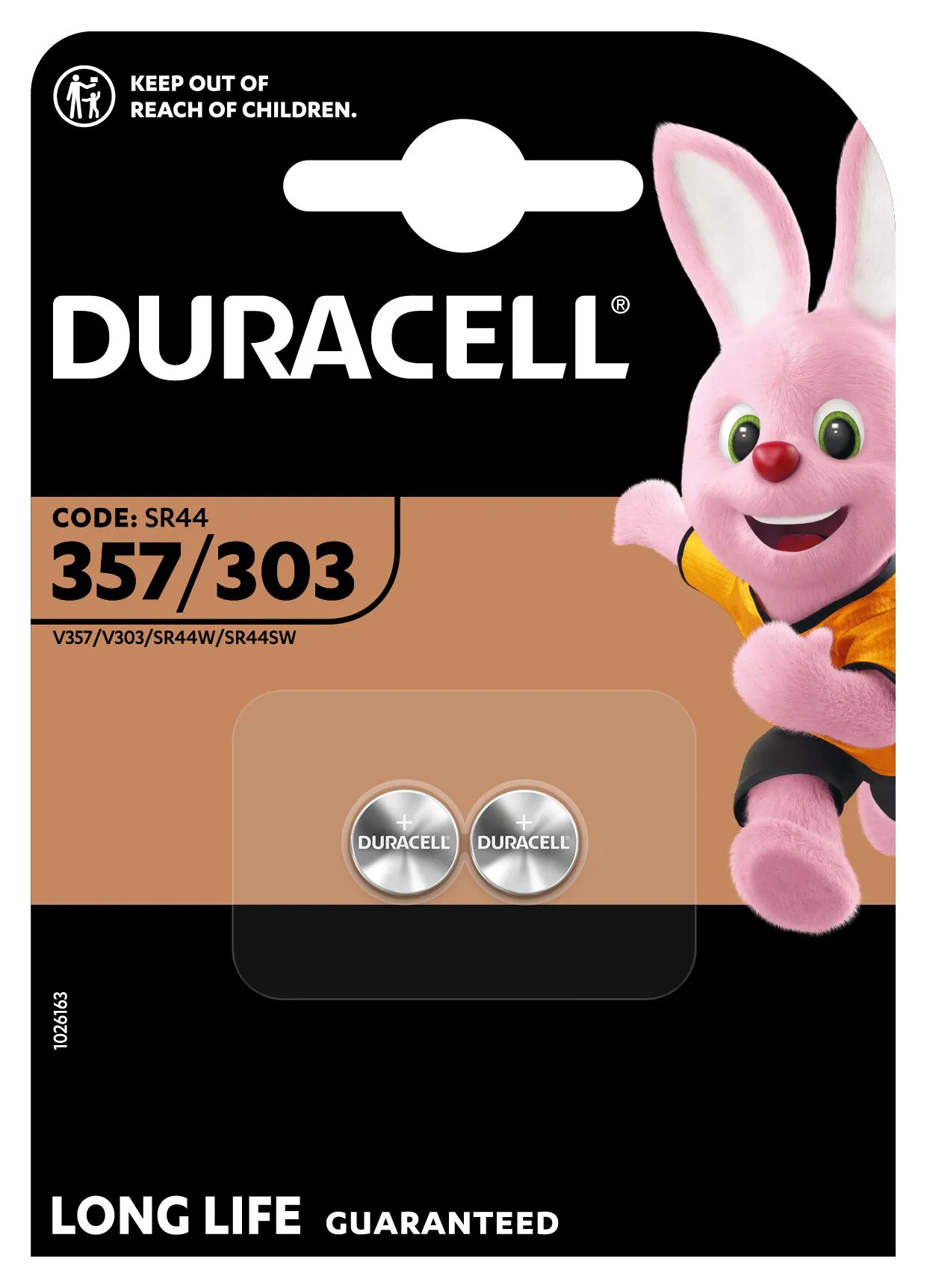 Duracell Batterie 357/303/SR44/V76PX/V13GS 1.5V B2