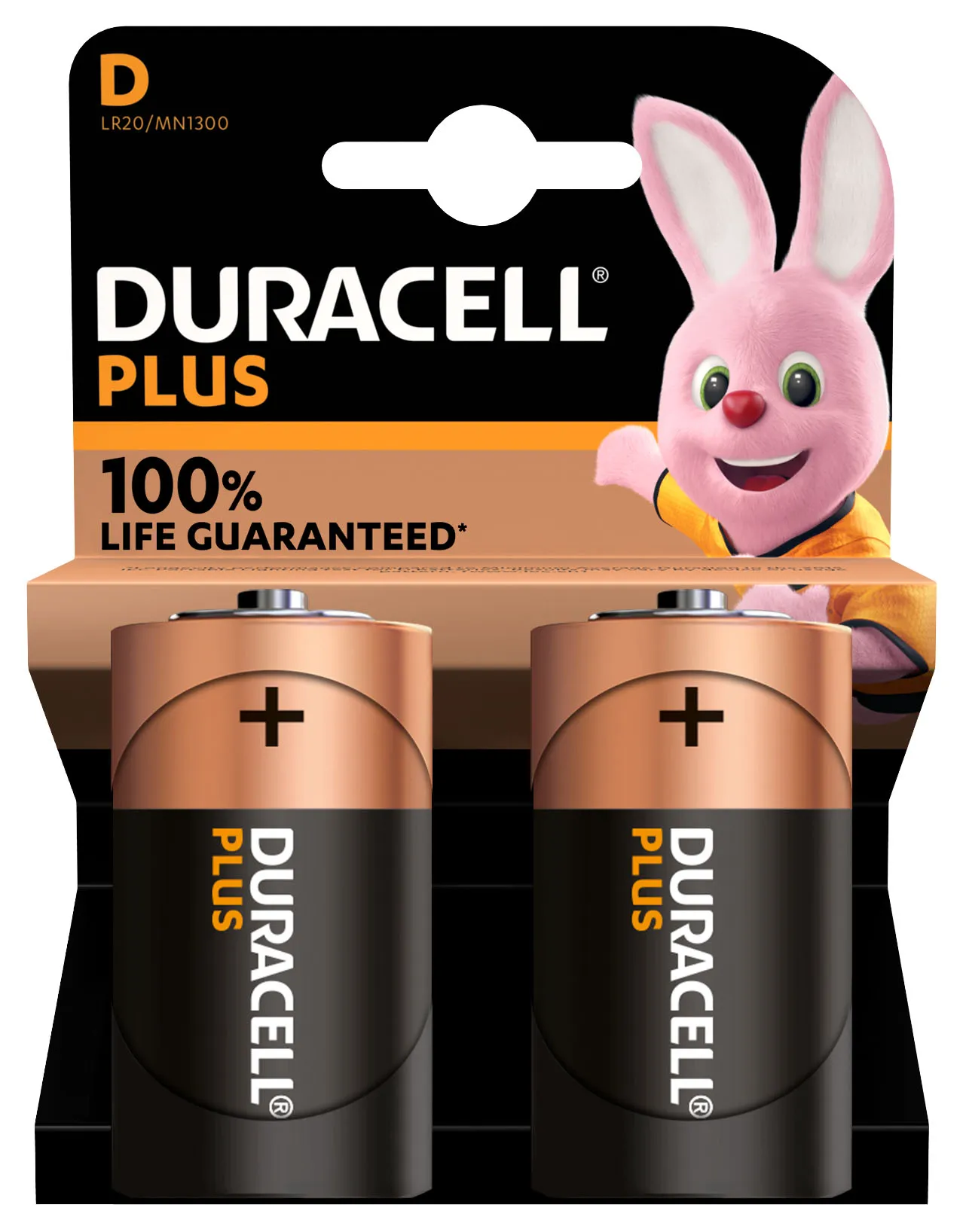 Duracell Batterie Plus MN1300/D/LR20/E95