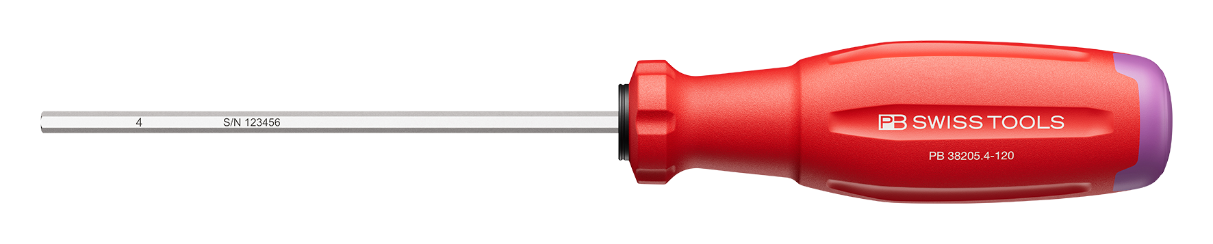 PB 6-Kant-Schraubenzieher SwissGrip Evo Gr. 4