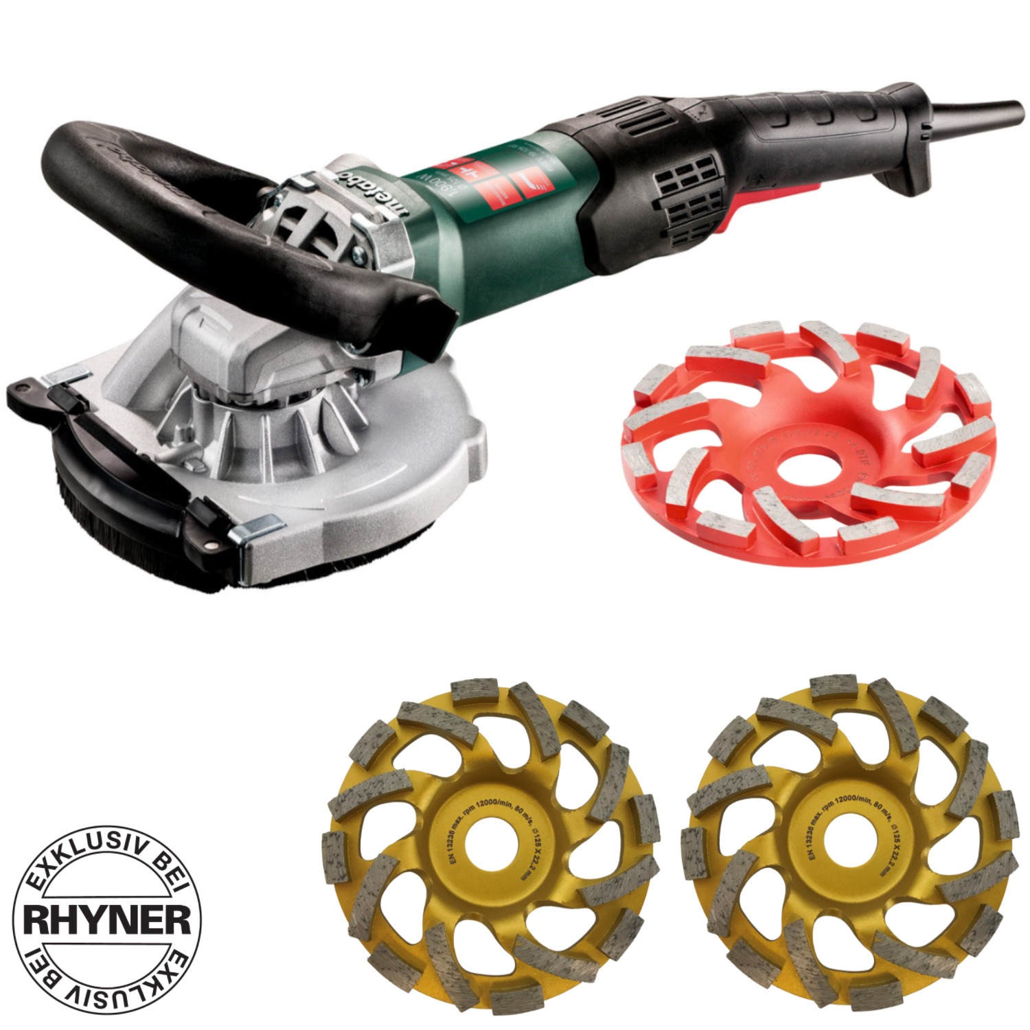 Metabo Renovierungsschleifer RSEV 19-125RT RHY-SET