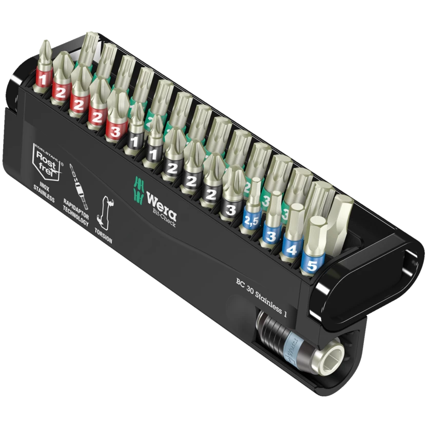 Wera Bits Sortiment 30-tlg. Inox