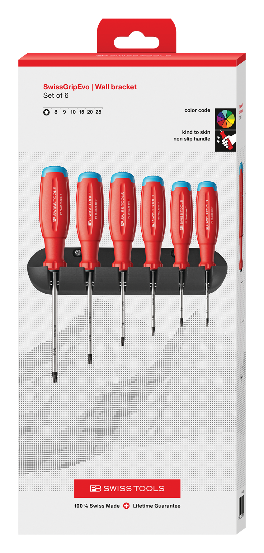 PB Schraubenzieherset SwissGrip 38440 Evo H CBB