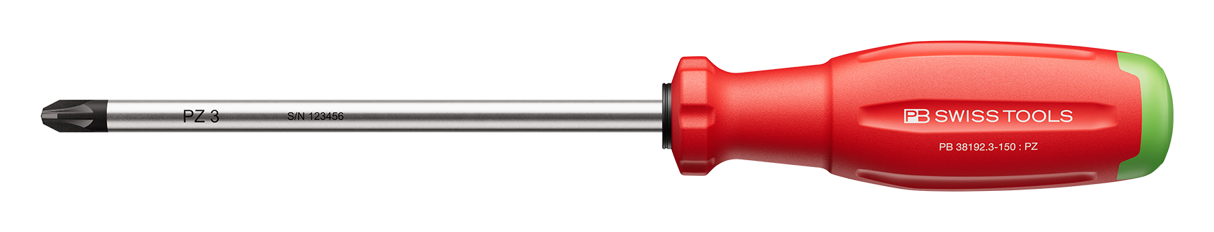 PB Pozidriv-Schraubenzieher SwissGrip Evo Gr. 3