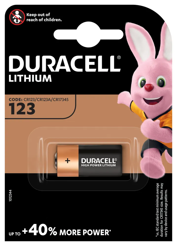 Duracell Batterie Ultra M3 123 3V/CR123A/6205