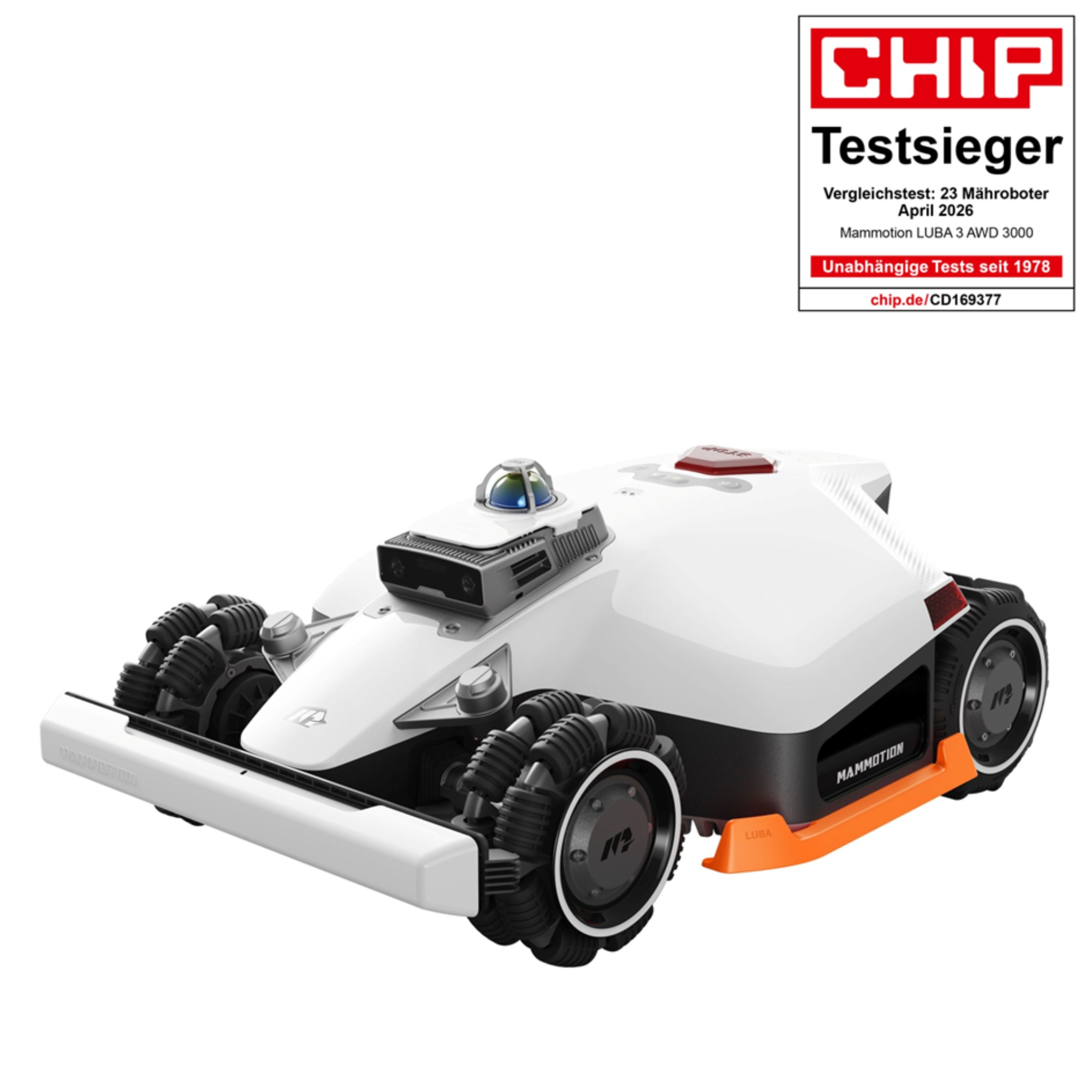 Mammotion Allrad-Mähroboter LUBA 3 AWD 3000 CH